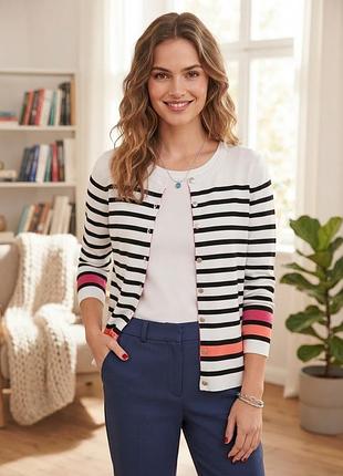 ​стильний брендовий кардиган,светр  у смужку gerry weber collection