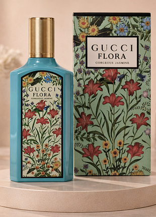 Женская парфюмированная вода gucci flora gorgeous jasmine 100 мл – гучевые флора горджес жасмин