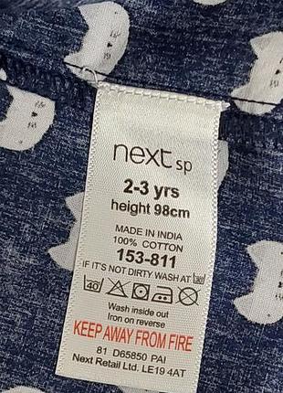 Платье "next" для девочки 2-3 лет 8