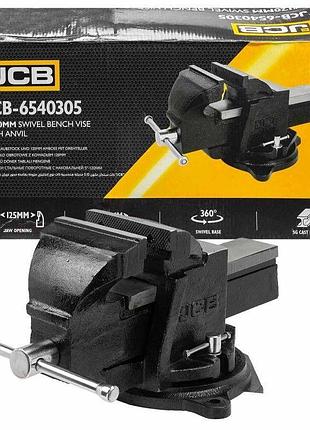 Тиски стальные поворотные с наковальней jcb tools jcb-6540305