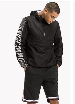 Ветровка анорак tommy jeans graphic pullover jacket оригинал