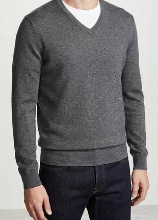 Сірий светр чоловічий banana republic m
