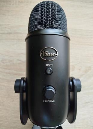 Мікрофон конденсаторний blue yeti black