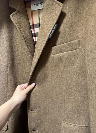 Чоловіче пальто burberry вовна кашемір