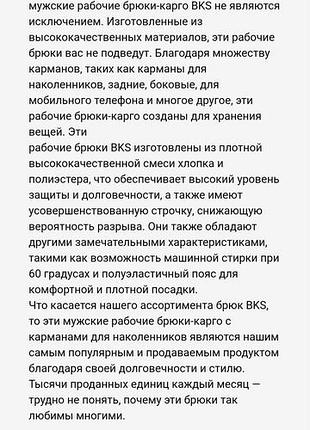 Bks, мужские брюки карго,новые р.28 7