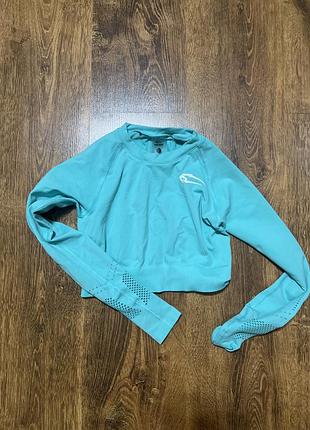Спортивна жіноча коротка кофточка топик xs s