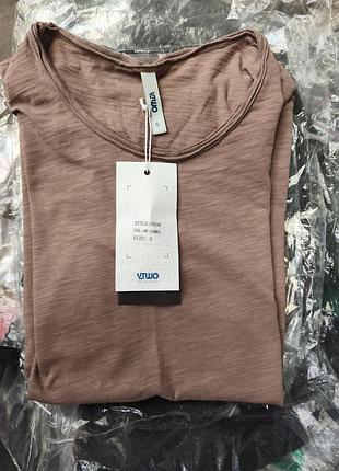 Футболка мужская y.two f038 однотонная camel 100% хлопок