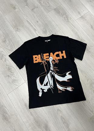 Футболка мерч аніме uniqlo x bleach розмір s