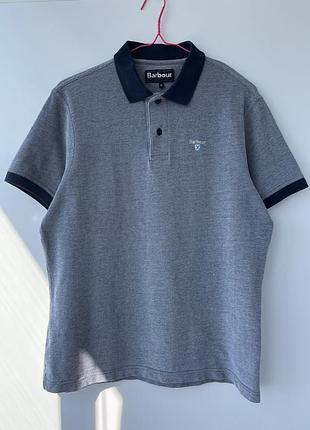 Чоловіче поло barbour оригінал (розмір m) / бавовняна футболка поло барбур