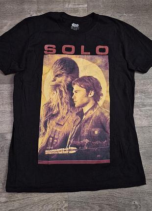 Футболка star wars «соло. звездные войны. история» (han solo &amp; chewbacca) размер m-l