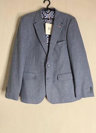 Новый мужской льняной пиджак harry brown london