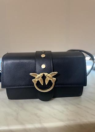 Сумка pinko в чорному кольорі
