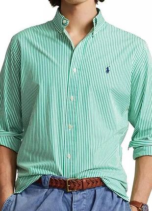 Сорочка чоловіча polo ralph lauren з гладкої бавовняної тканини xl xxl