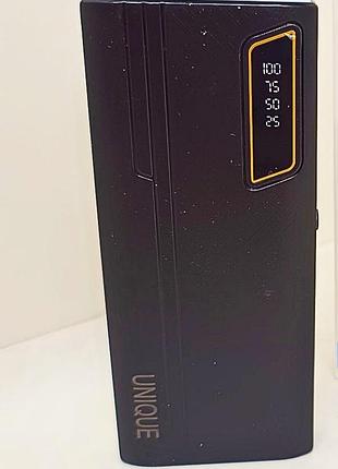 Павербанк 50000 mah mobile power bank black, потужний швидкісний power bank з led дисплеєм та ліхтариком