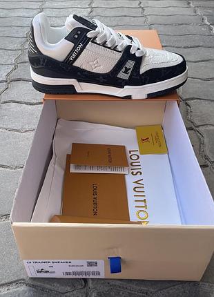 Кросівки trainer sneaker black white кроссовки луи витон 36-45.