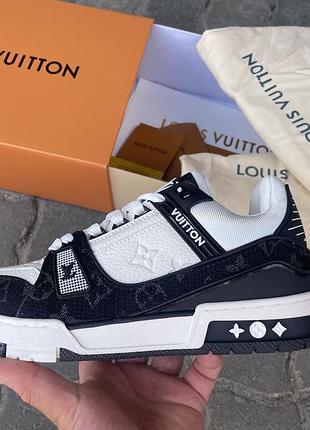 Кросівки trainer sneaker black white кроссовки луи витон 36-45.