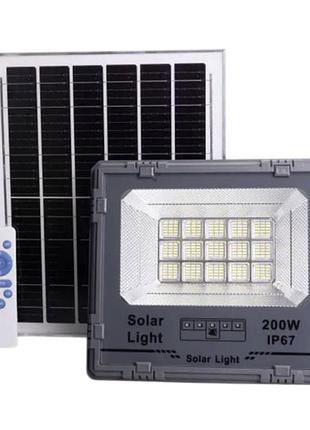 Прожектор світлодіодний вуличний 480 led 500 вт із сонячною панеллю