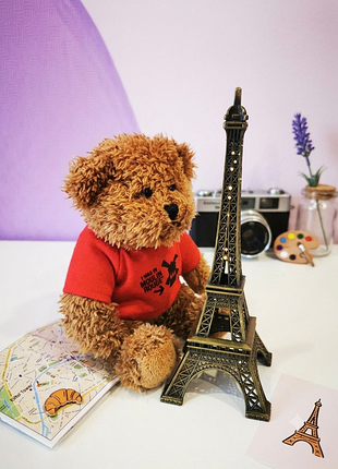 🧸 редкий сувенирный мышка moulin rouge paris (20 см) 🇫🇷