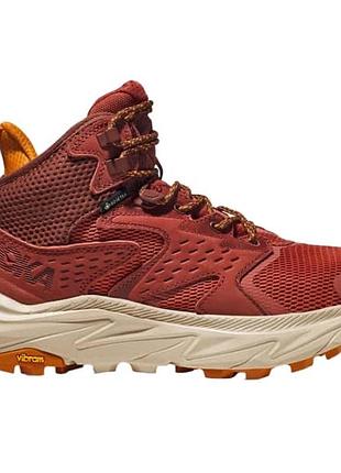 Трекінгові жіночі черевики hoka anacapa 2 mid gtx.розмір:36;39 1/3.матеріал: шкіра