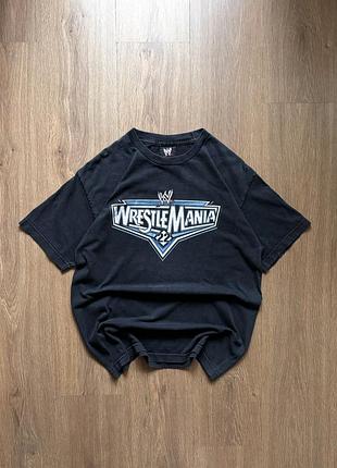 Вінтажна футболка wwe wrestlemania 22 (2006) мерч реслінг / vintage t-shirt gildan undertaker john cena q tv
