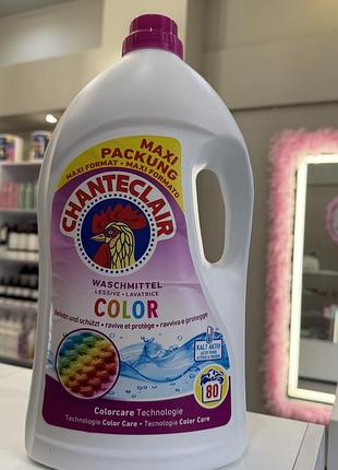 Гель для прання chante clair color для кольорової білизни, 3.6л (80 прань)