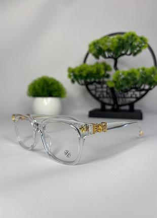 Окуляри chrome hearts white