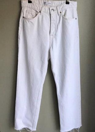 Білі джинси zara