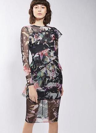 Вишукана сукня міді від topshop