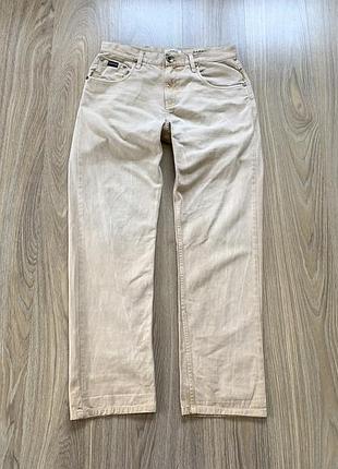Мужские оригинальные бежевые джинсы quiksilver surfwash