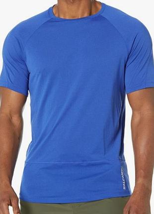 Мужская футболка для бега salomon men's cross run t-shirt.