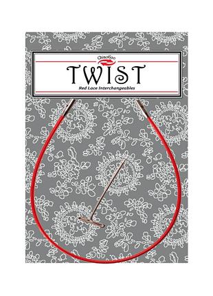 Кабель chiaogoo twist small, червоний (93 см)