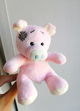 My blue nose friends свинка номер 51 pigasso мягкая игрушка коллекционная teddy bear carte blanche блюносик