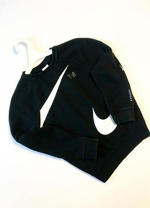 Чорний світшот nike big swoosh
​стильний та ефектний світшот від бренду nike у чорному кольорі.