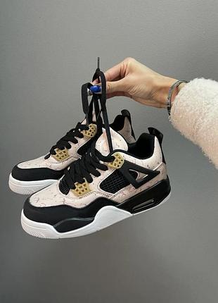 Nike air jordan 4 mid pink black sabbath