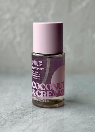 Парфумований міні спрей / міст для тіла victoria's secret pink coconut & creamy