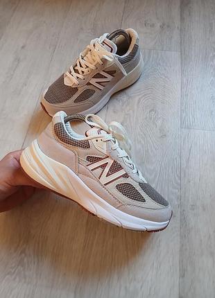 Кроссовки женские new balance 990 v 6 lora piana .