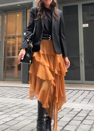 Юбка zara р. м/38/10