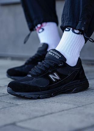 New balance 990 v3 all black