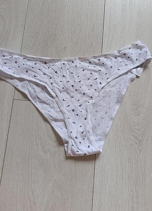 Білі котонові трусики базові труси primark m l 10 12 38 40 46 48