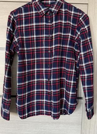 Uniqlo фланелева сорочка в клітинку, m