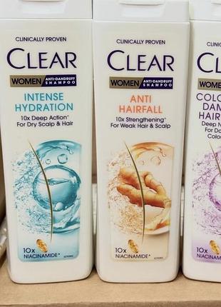 Clear intense hydration  + anti hair fall 400 ml + 400 мл