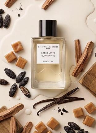 Essential parfums ambre latte розпив парфумеріі новинка 2026 вода
