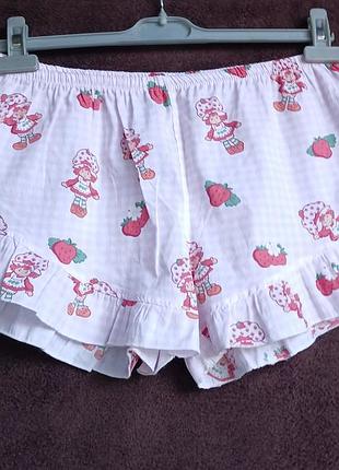 Шорты женские домашние,  котон,  strawberry,  l, eur 42-44