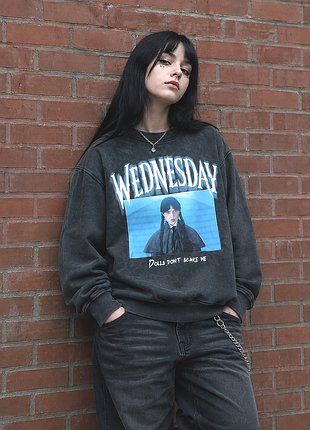 Свитшот zara 156 cм 12-13 лет wednesday вареный деми