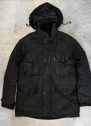 Barbour sapper wax jacket чоловіча m чорна вощена куртка ваксована m65