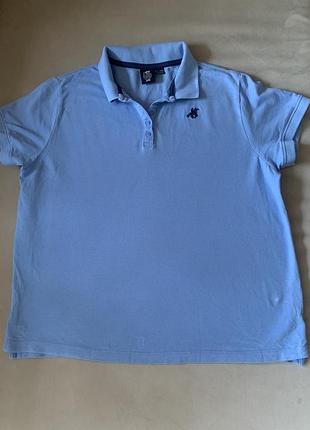 Женское поло коттон us grand apparel  p.eвро44/46