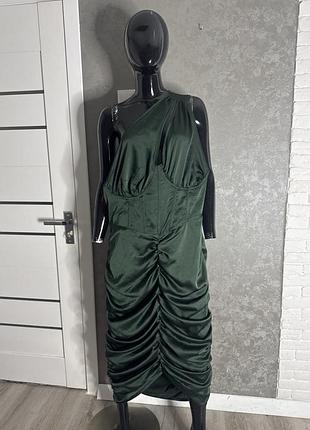 Корсетна сукня плаття великого розміру батал plt prettylittlething, xxxxxl 58р
