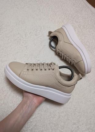 Кросівки zara 40 р 25.5 см шкіряні original