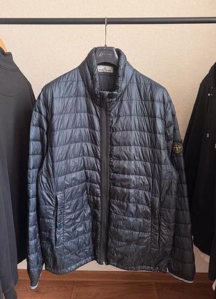 Куртка stone island garment dyed micro down puffer bomber
