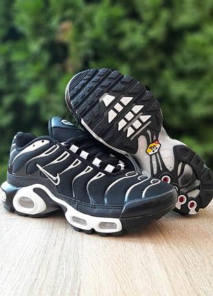 Кроссовки nike air max tn air черные с белым распродаж sale